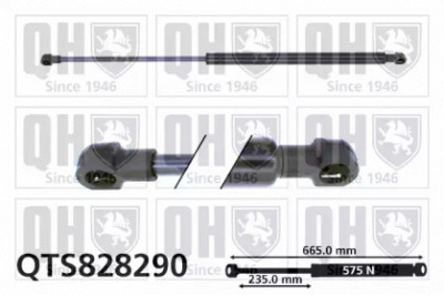 QUINTON HAZELL qts828290 -  Газовая пружина, крышка багажник